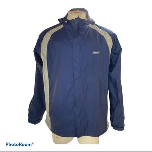Coleman Outdoors Rain Jacket With Roll Up Hood